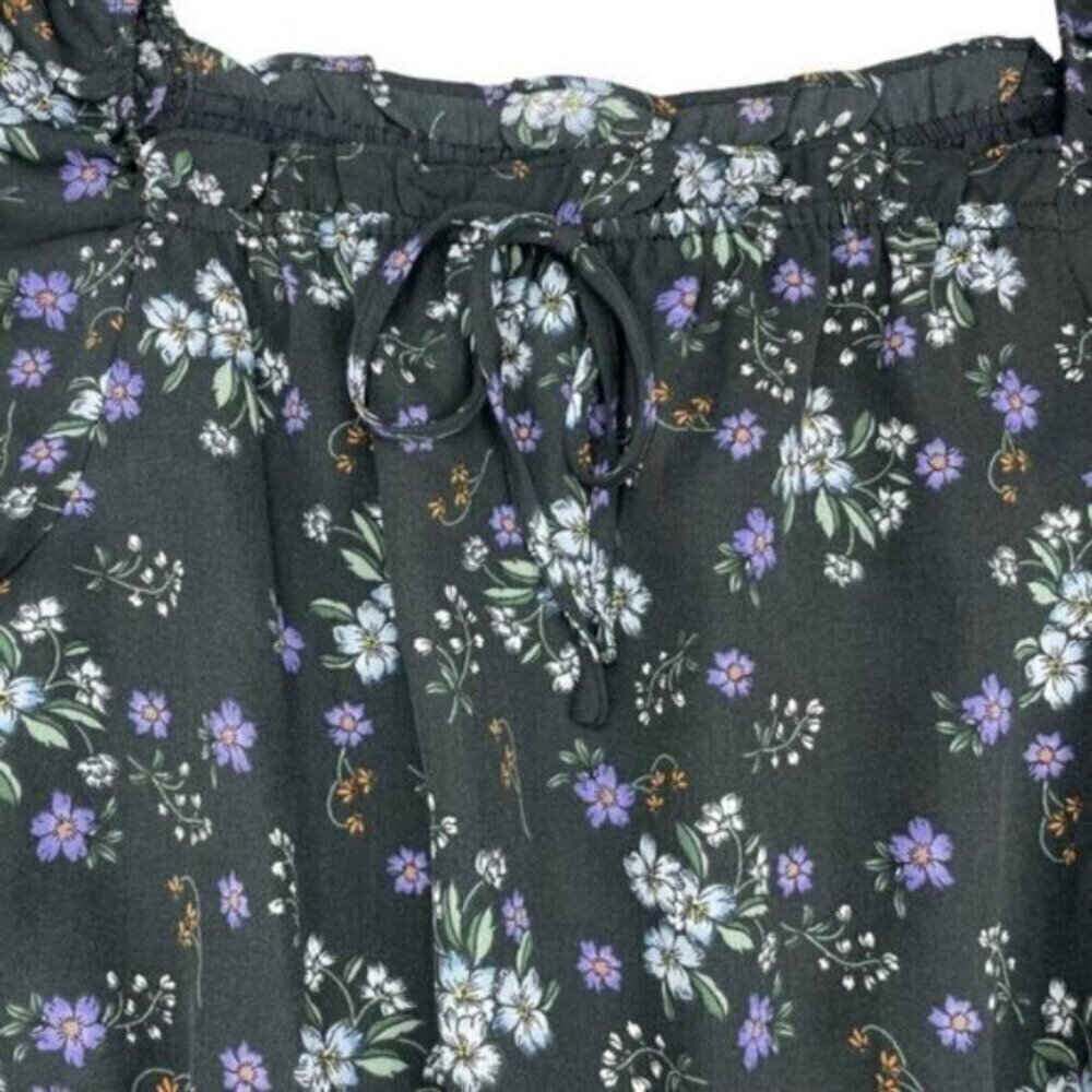 CUPCAKES & CASHMERE Elsie Square Neck Floral Womens Dress Size Small - Picture 10 of 12